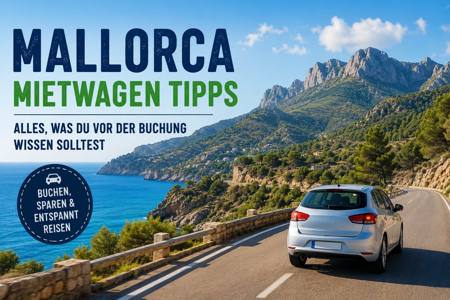 Mallorca Mietwagen Tipps mit Küstenstraße in der Serra de Tramuntana
